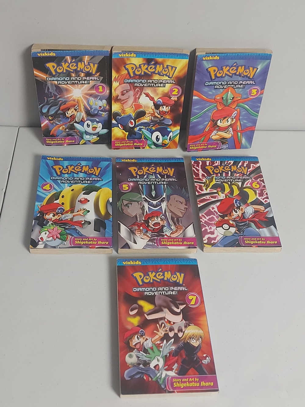 Pokémon Diamond and Pearl Adventure! Manga Lot Vol 1-7 English Viz Kids Shigekat